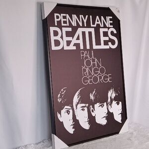 PENNY LANE BEATLES WALL ART (3ft Tall x 2ft Wide)